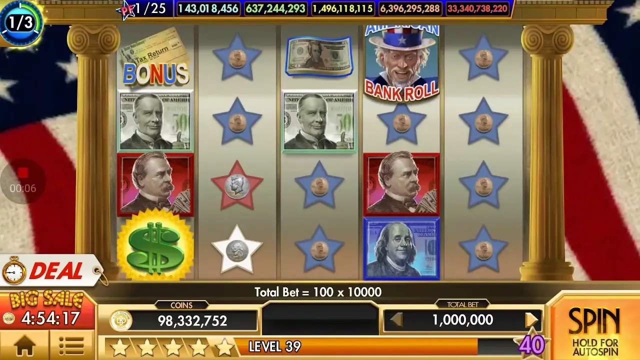 Video thumbnail: American Bankroll☆☆BLACK DIAMOND CASINO